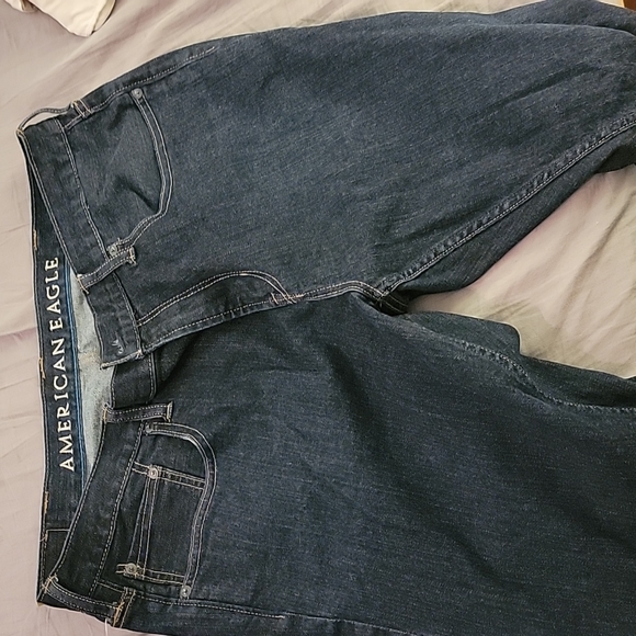 American Eagle Dark Blue Jeans 38x32 (skinny) - Picture 2 of 2